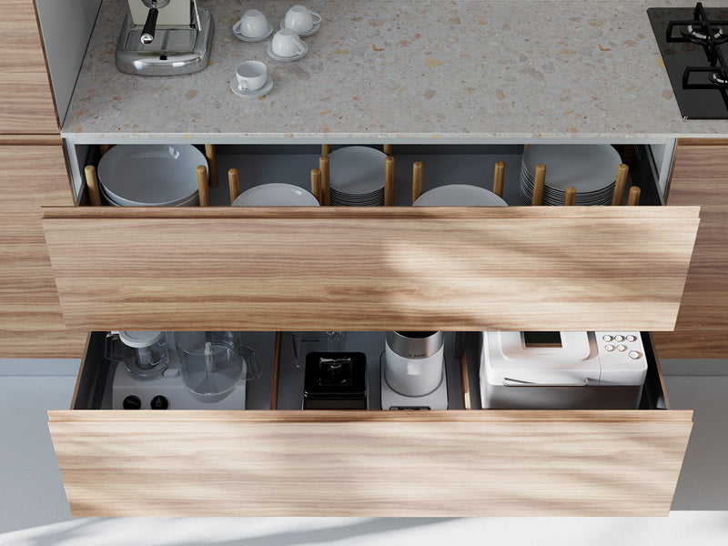 Load image into Gallery viewer, Salice Progressa G5E9P Concealed Drawer Runner - Push to Open (Handleless) - 16-19mm Sides - 45Kg Capacity