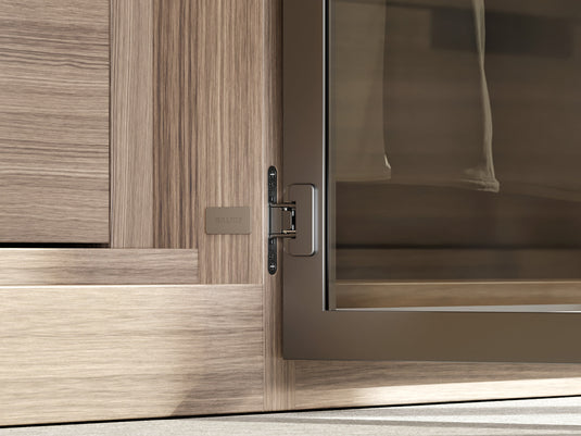 Salice Conecta Hinge for Aluminium Doors 10-12.5mm Overlay - CQZ3JE - From 25mm Thick