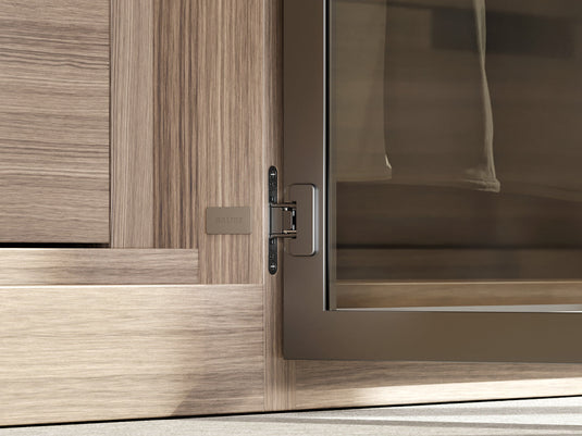 Salice Conecta Hinge for Aluminium Doors 14-16.5mm Overlay - CQZ3KE - From 25mm Thick