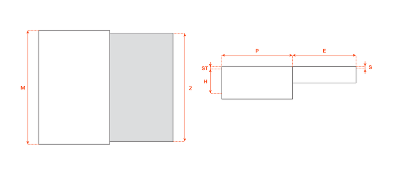 Load image into Gallery viewer, Salice Atim Opla Folding technical drawing, 600mm version