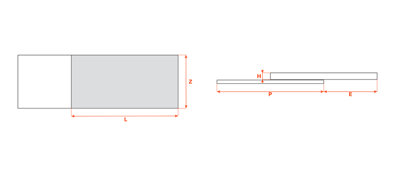 Load image into Gallery viewer, Salice Atim Twice Top technical drawing