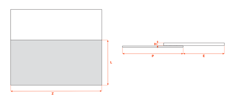 Load image into Gallery viewer, Salice Atim Top 33 technical drawing