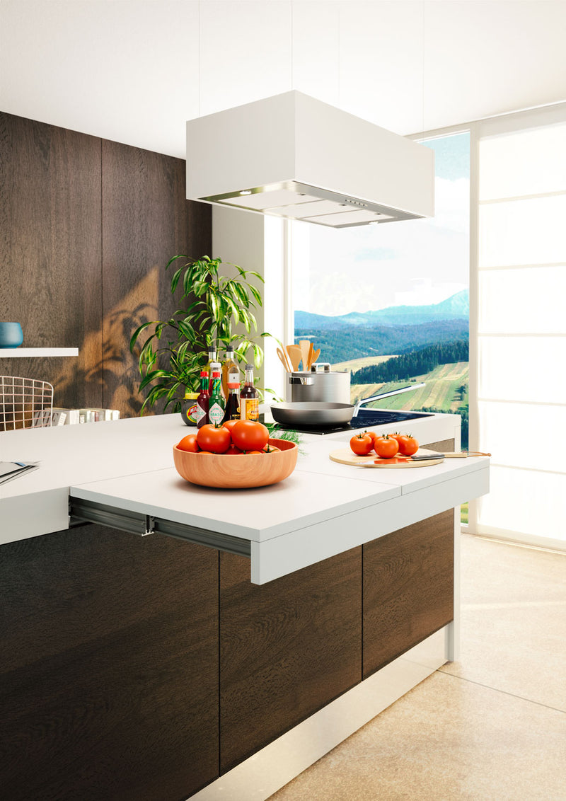 Load image into Gallery viewer, Salice Atim Sandwich pull-out worktop extended