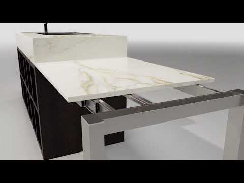 Load and play video in Gallery viewer, Atim Voila Chair pull-out top table with legs demonstration