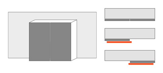 Slider L70 Flex Coplanar Flush Wardrobe Sliding Door System