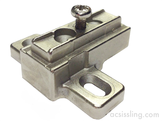 Salice Diecast Eccent Mount Plate 9mm EURO Screw - B2SGB99B6/15