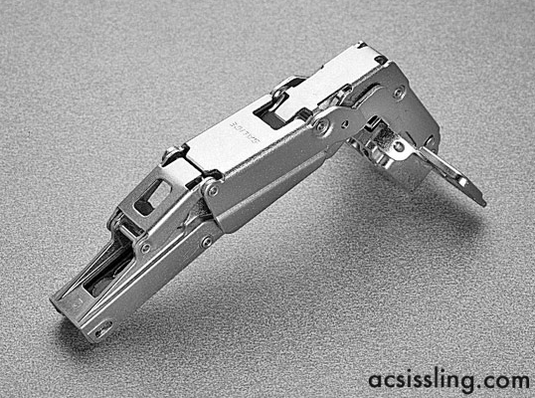Salice 165° Quarter Overlay  Sprung Cabinet Hinge - C2AFD99