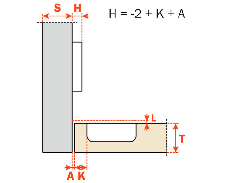 Load image into Gallery viewer, Salice Series 900 Economy Hinge 110° - Inset 17mm Crank - C9A7S99