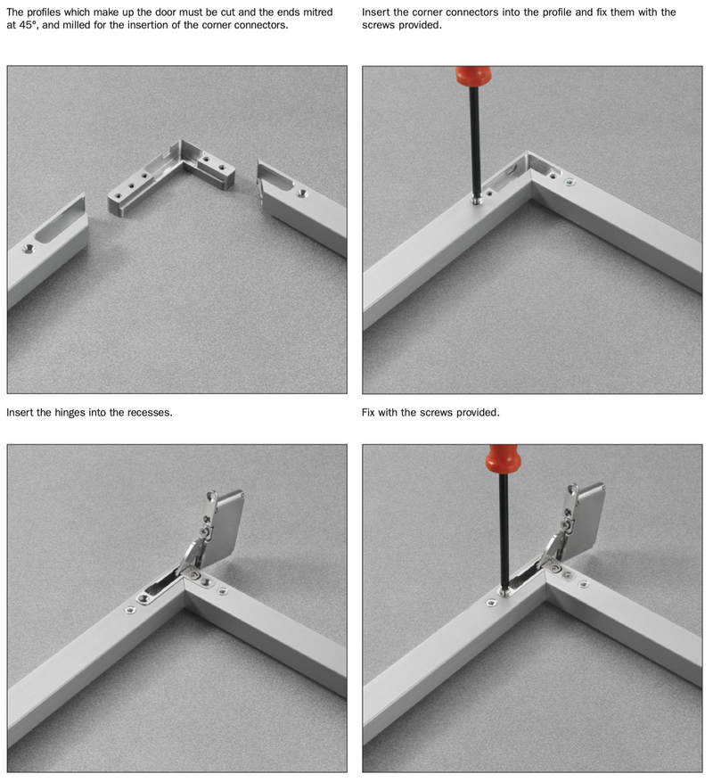 Load image into Gallery viewer, Salice Air 26mm Aluminium Door Profile  - DEL6LP300_ - 3000mm - Bulk Pack of 12 Lengths