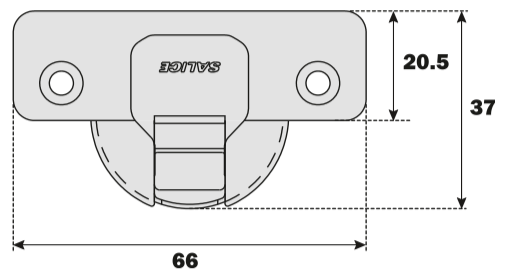 Salice 110° Quarter Overlay  Sprung Cabinet Hinge - C2A6D99