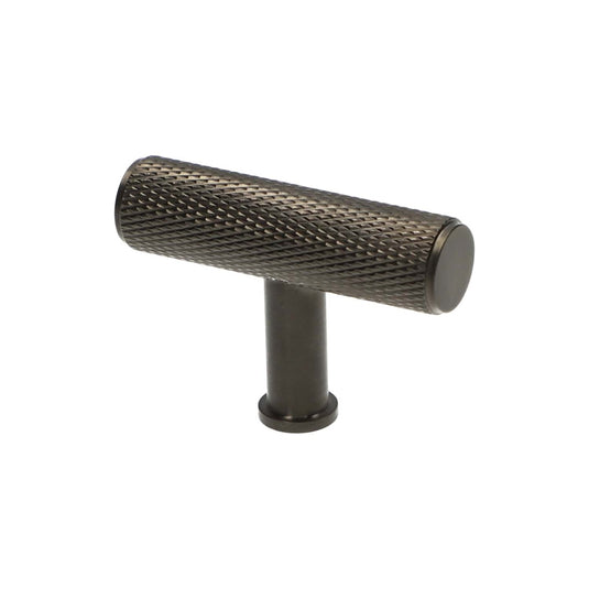 Alexander and Wilks - Crispin Knurled T-bar Cupboard Knob
