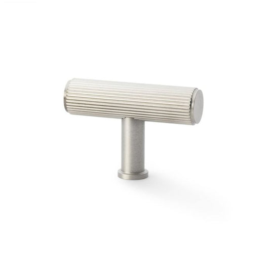 Alexander and Wilks Crispin Reeded T-bar Cupboard Knob