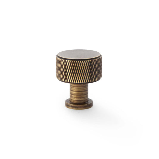 Alexander and Wilks Lucia Knurled Cupboard Knob