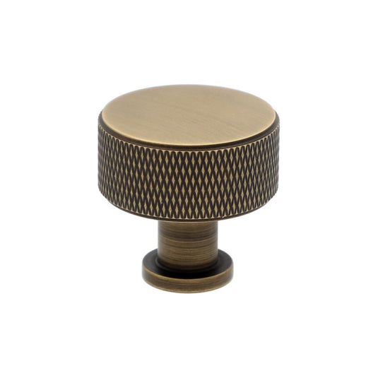 Alexander and Wilks Lucia Knurled Cupboard Knob