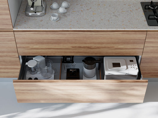 Salice Progressa G5E9P Concealed Drawer Runner - Push to Open (Handleless) - 16-19mm Sides - 45Kg Capacity