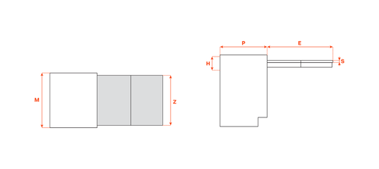 Salice Atim Cook technical drawing, 600mm