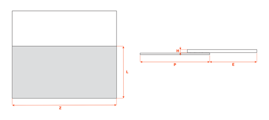 Salice Atim Top 33 technical drawing