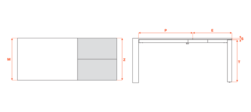 Load image into Gallery viewer, Salice Atim Voila Chair technical drawing, 800x800mm
