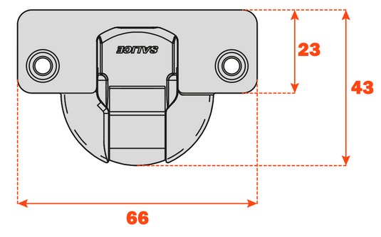 Salice 40mm Cup 94° Full Overlay Hinge - CNA7A99