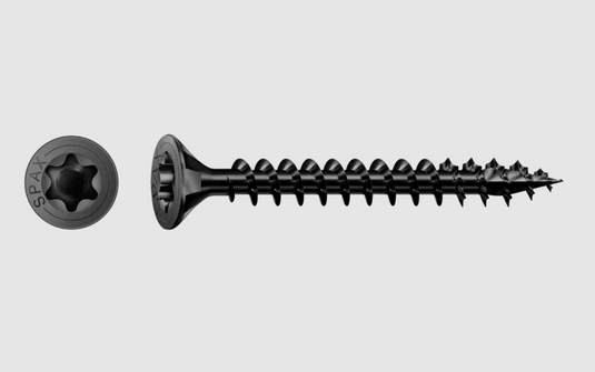 Spax Universal Black Wood Screws Torx