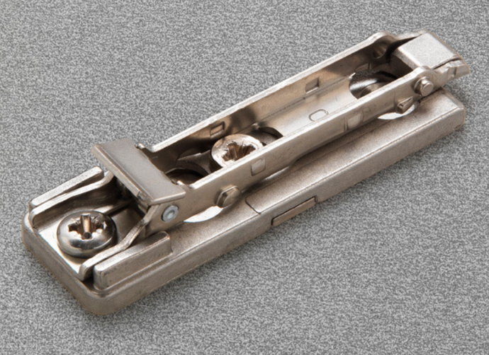 Salice Inline Diecast Clip-On Mount Plate BAP3R09 0mm Nickel