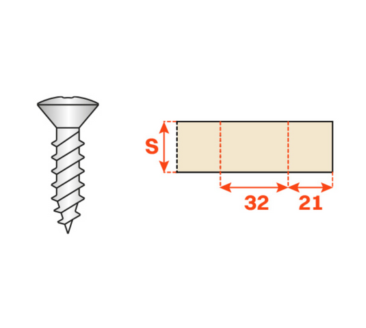 Salice Chromia Steel Straight Snap-On Mounting Plate 2mm - BAP3M2C