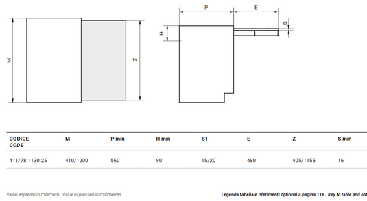 Salice Atim - SHOT Pull-out worktop from drawer- Frame Only