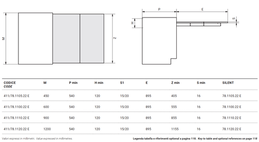 Salice Atim - LUNCH Pull-out table from drawer - Frame Only
