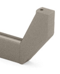 Load image into Gallery viewer, Salice Excessories Hanger Rail Angled End Supports with No Back Cover - Top Fixing
