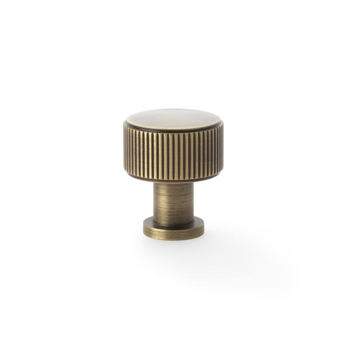 Load image into Gallery viewer, Alexander and Wilks Lucia Reeded Cupboard Knob
