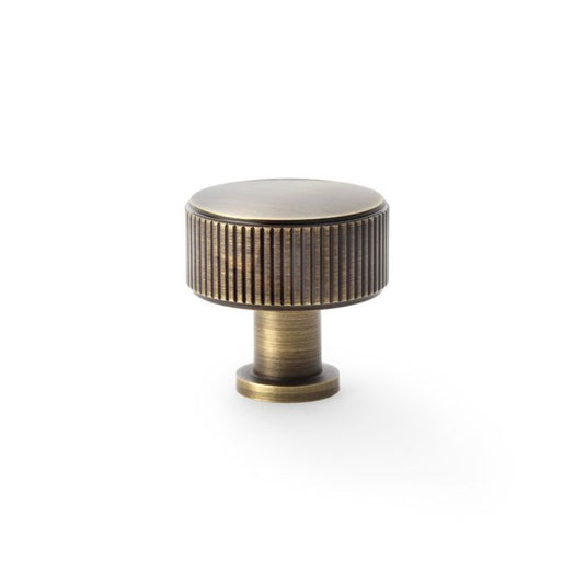 Alexander and Wilks Lucia Reeded Cupboard Knob