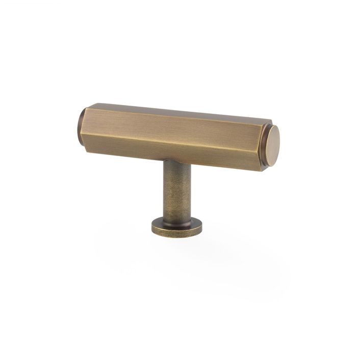 Load image into Gallery viewer, Alexander and Wilks Vesper Hex T-Bar Cabinet Knob
