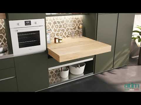 Load and play video in Gallery viewer, Atim Opla Folding pull-out worktop demonstration
