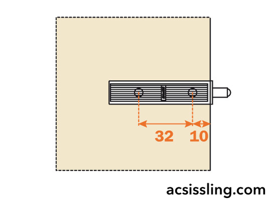 Salice Metal Housing for Smove Buffer - D076SN9