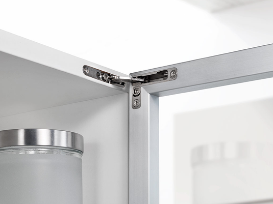 Salice Air Aluminium Door Profile Square Section for Glass 26mm width - DEL6LP300_