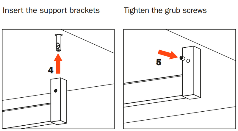 Load image into Gallery viewer, Salice Excessories Hanger Rail Centre Support to suit Straight End Supports
