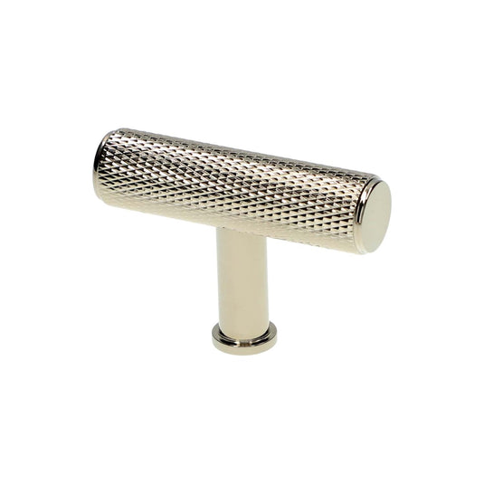 Alexander and Wilks - Crispin Knurled T-bar Cupboard Knob