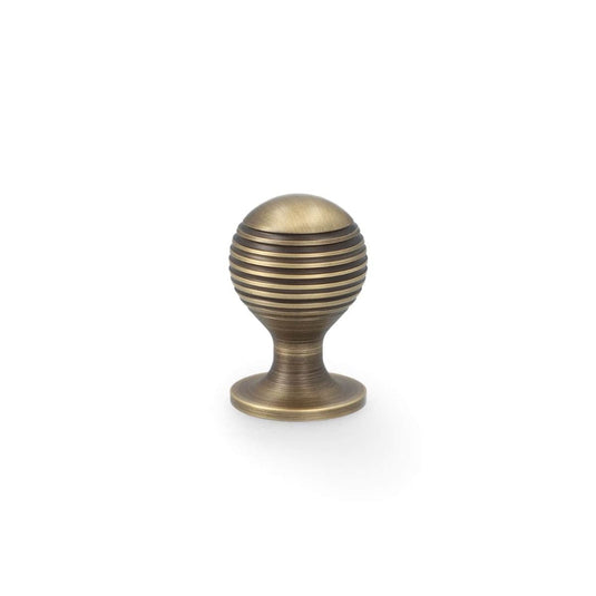 Alexander and Wilks Caesar Cupboard Knob on Round Rose