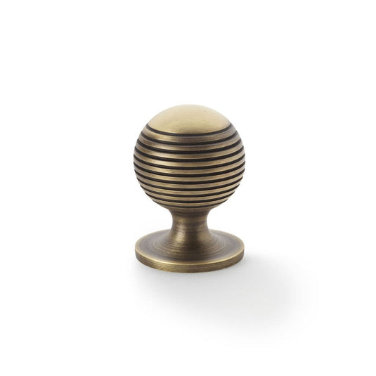 Alexander and Wilks Caesar Cupboard Knob on Round Rose