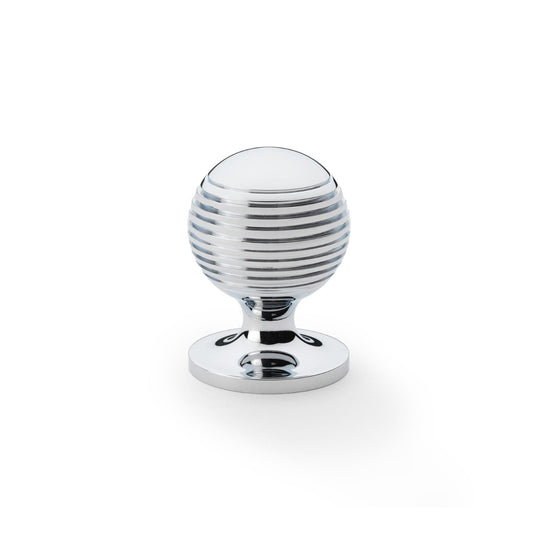 Alexander and Wilks Caesar Cupboard Knob on Round Rose