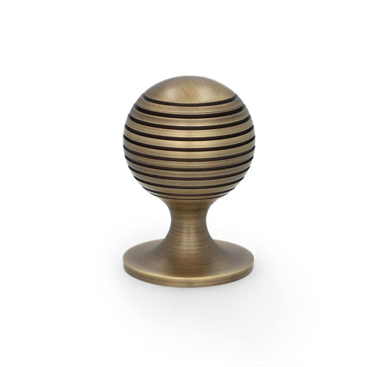 Alexander and Wilks Caesar Cupboard Knob on Round Rose